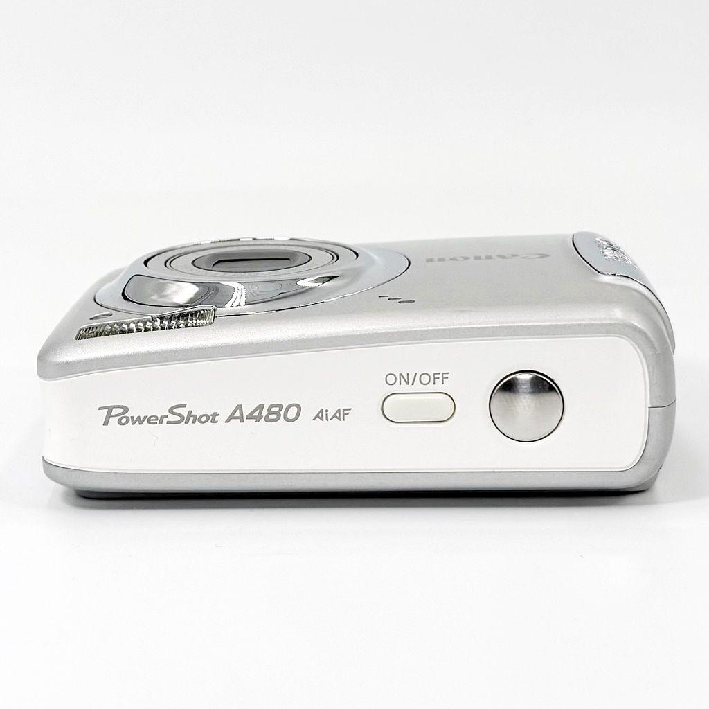 キヤノン PowerShot A480 シルバー コンデジ カメラ 中古