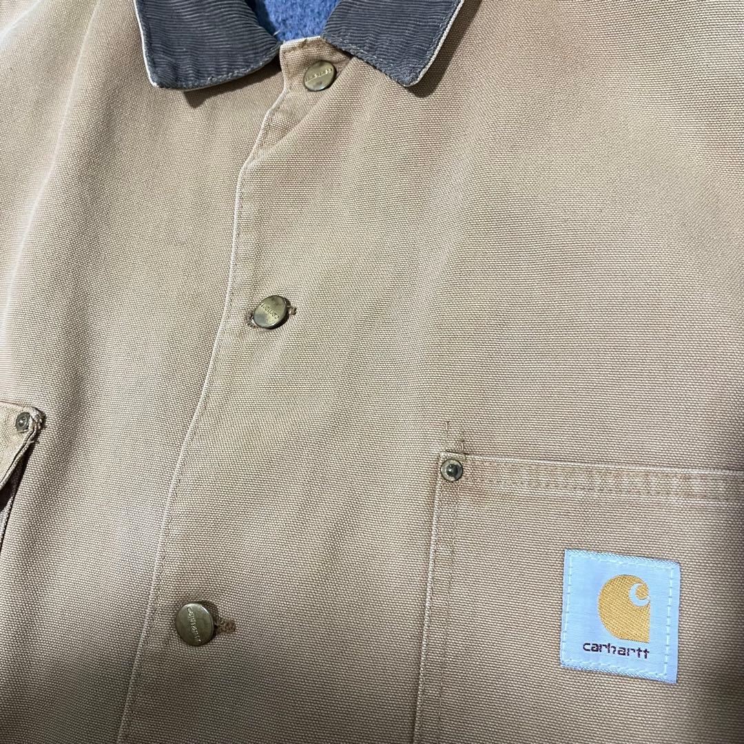 Carhartt カーハート　チョアコート　カバーオール　80年代　ベージュ