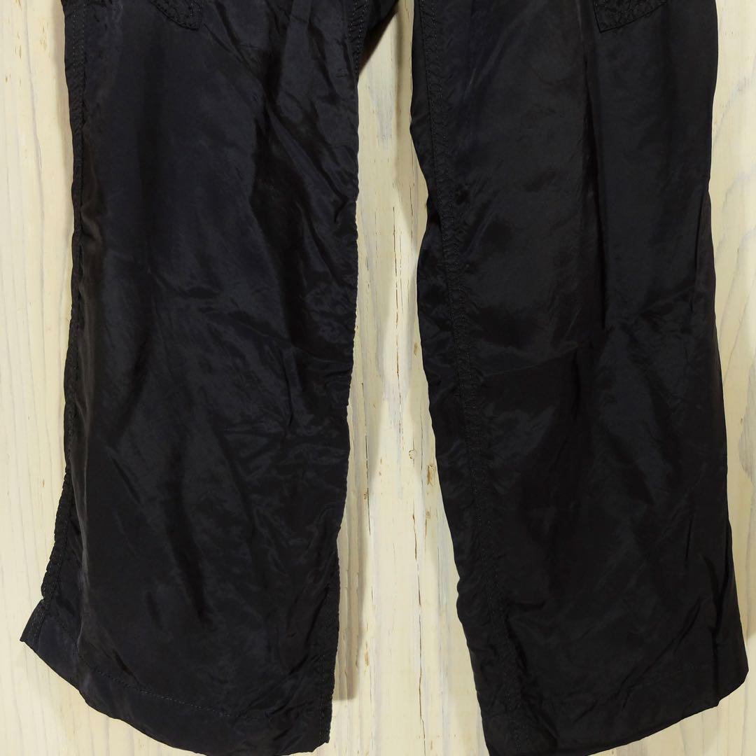 トリコ　コムデギャルソン キュプラ カーゴパンツ S 濃紺