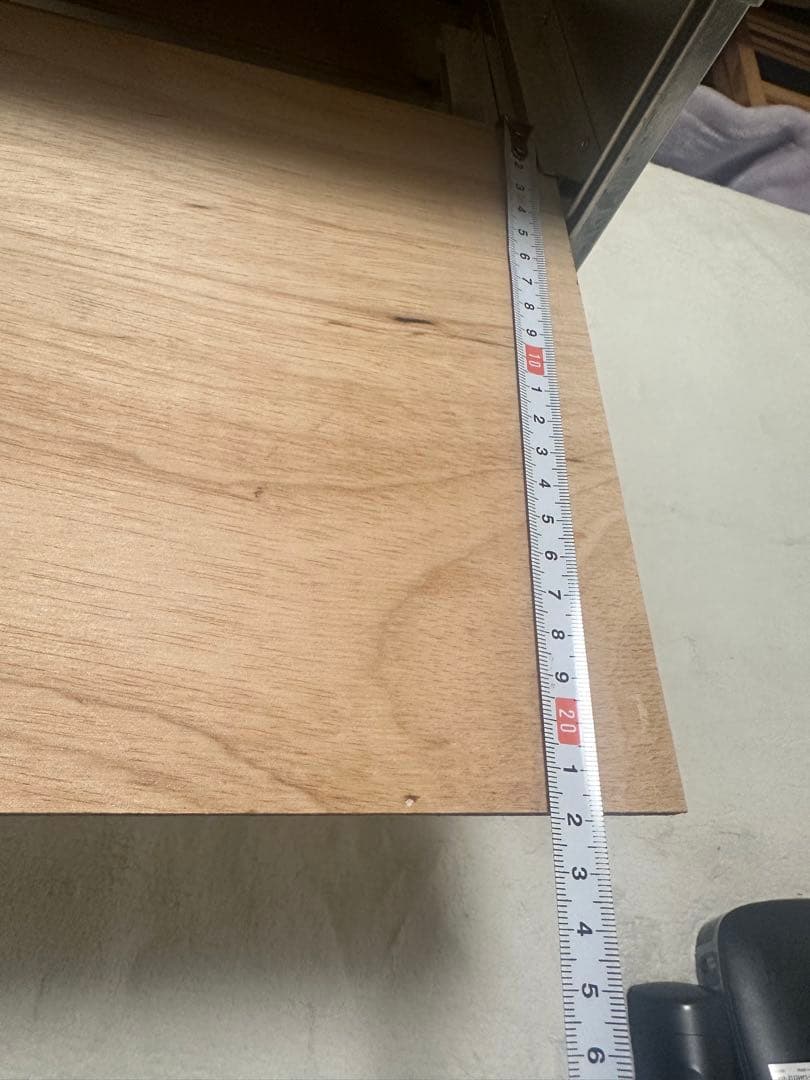 出前用 アルミ製 おかもち (木製棚/持ち手付き) 【中古・未使用】 長期保管品