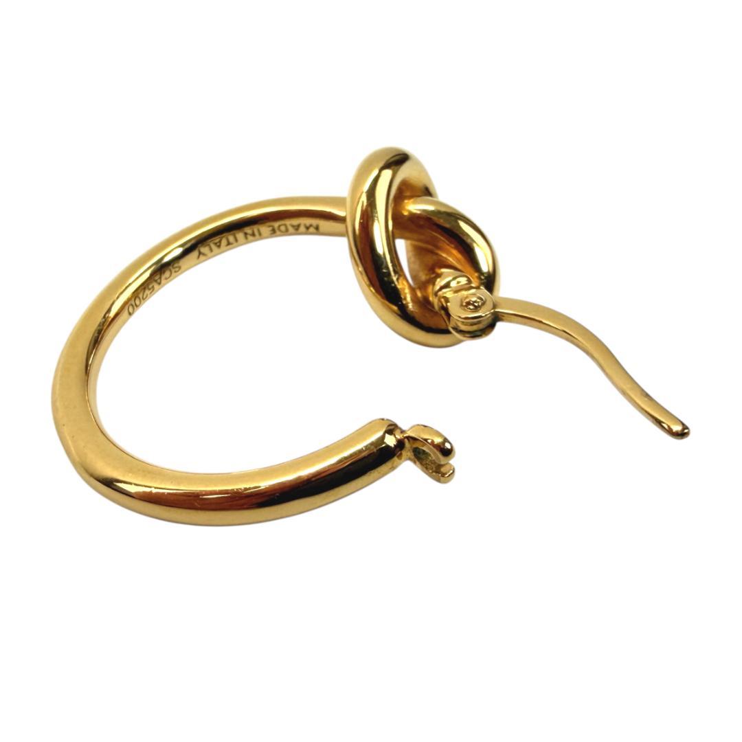 CELINE セリーヌ フープピアス ノット 片耳 SCA2202 ゴールド