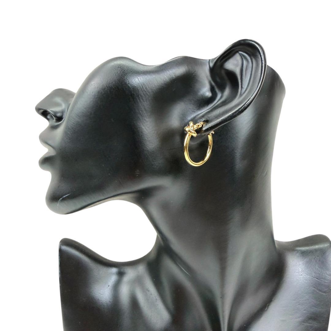 CELINE セリーヌ フープピアス ノット 片耳 SCA2202 ゴールド