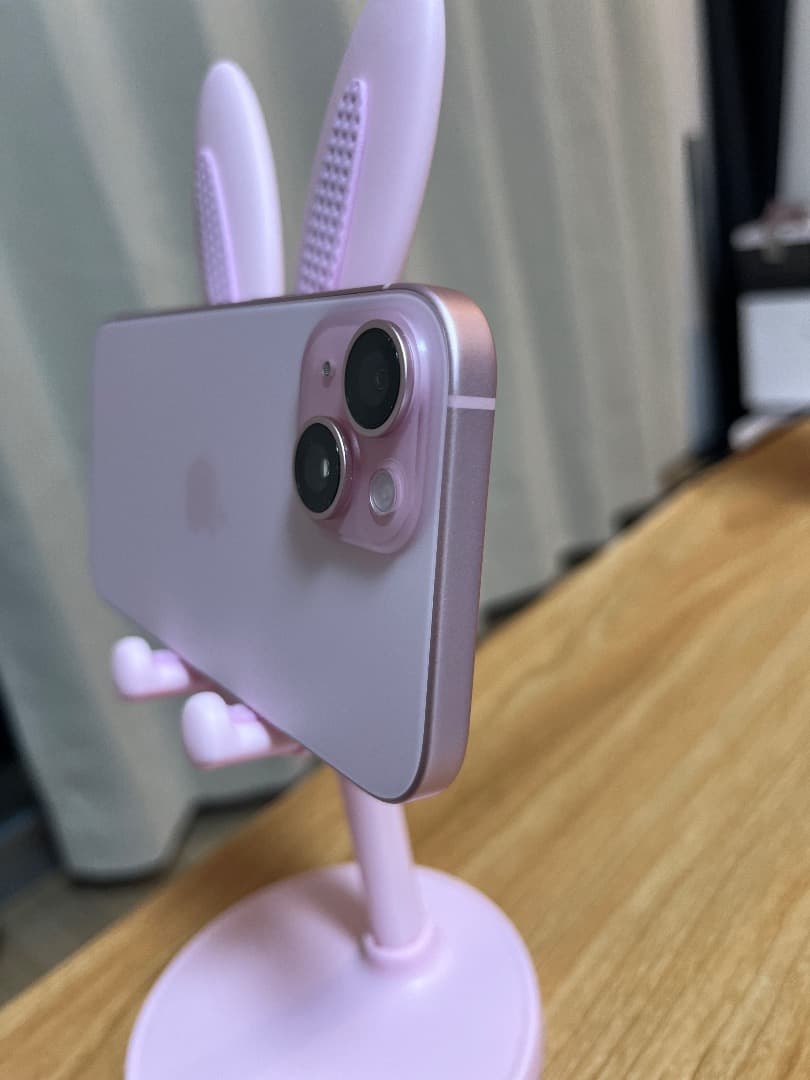 iPhone 15 ピンク 128GB 美品 バッテリー87%