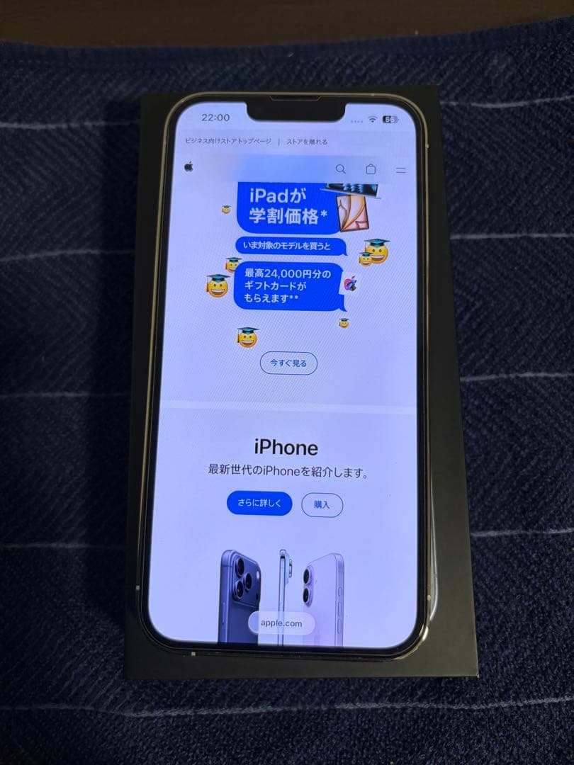 【極美品】iPhone 13 Pro 128GB シルバー　バッテリー86%