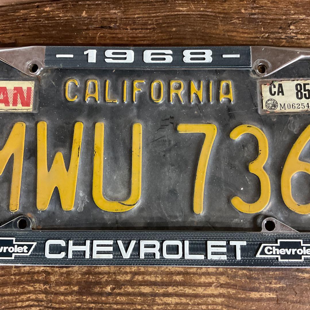 シボレー金属フレーム&60'sプレート