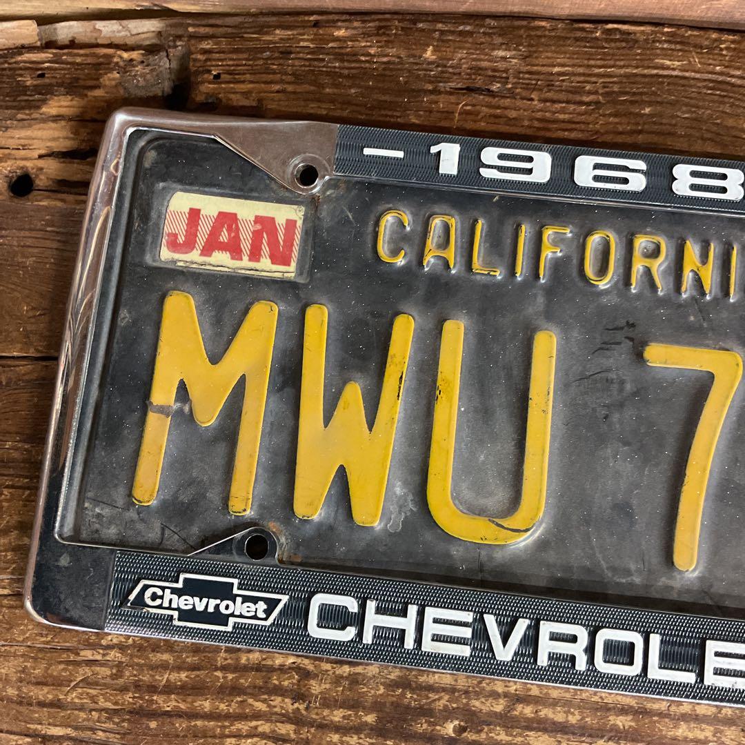 シボレー金属フレーム&60'sプレート