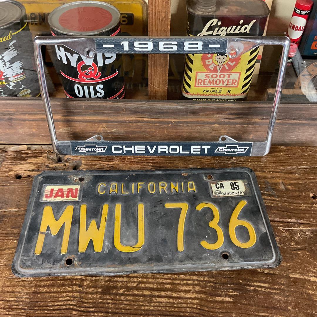 シボレー金属フレーム&60'sプレート