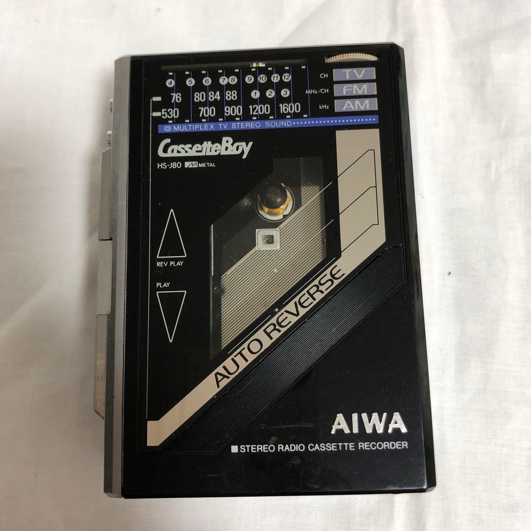 AIWA HS-J80 カセットレコーダー　ジャンク　ラジオ