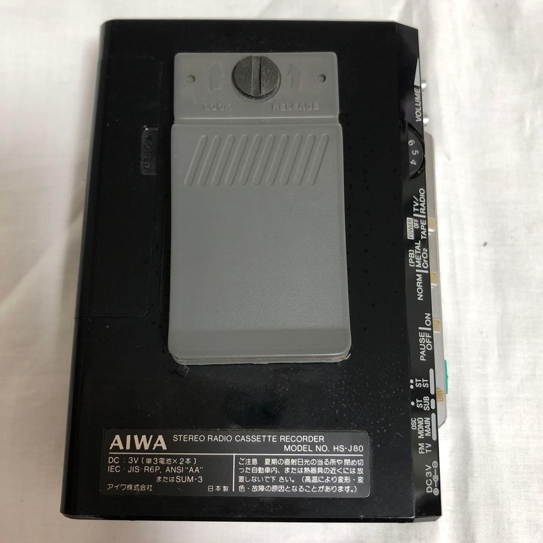 AIWA HS-J80 カセットレコーダー　ジャンク　ラジオ