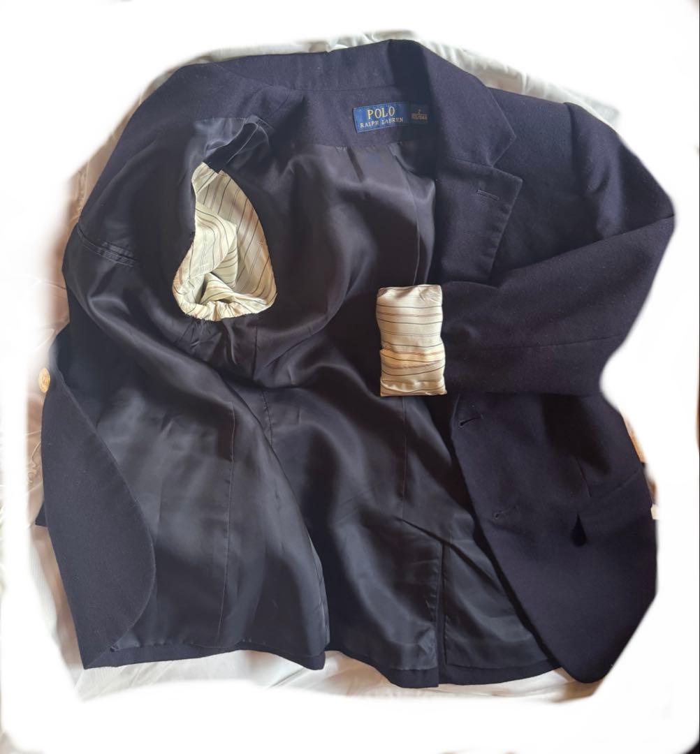 POLO ラルフローレン ネイビー ジャケット S 紺