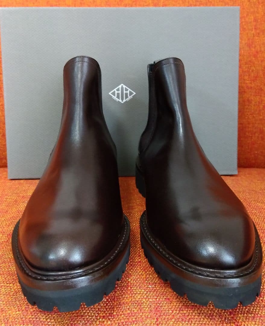 WH ダブルエイチ サイドゴアブーツ　新品未使用　US7 ダークブラウン
