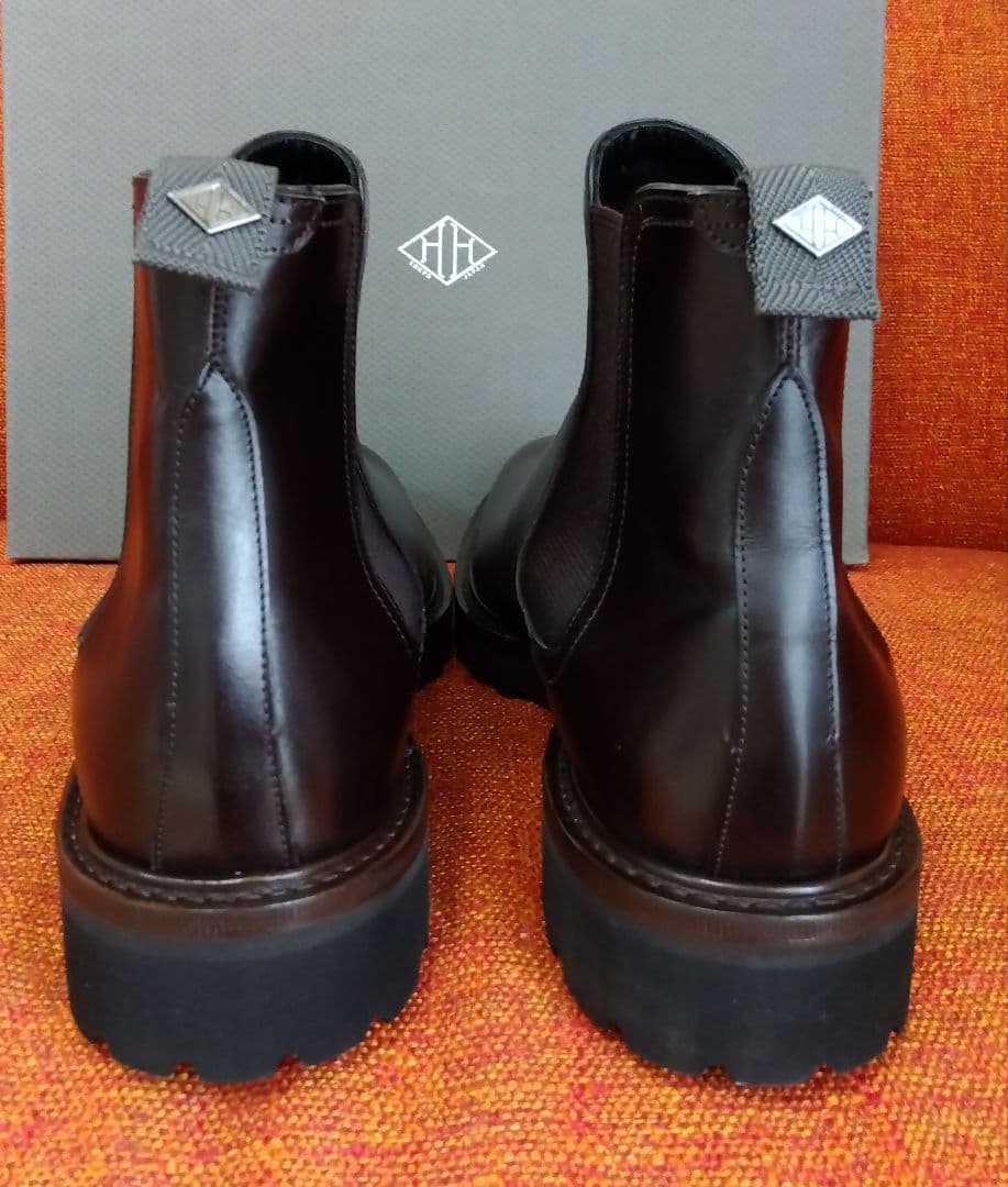 WH ダブルエイチ サイドゴアブーツ　新品未使用　US7 ダークブラウン