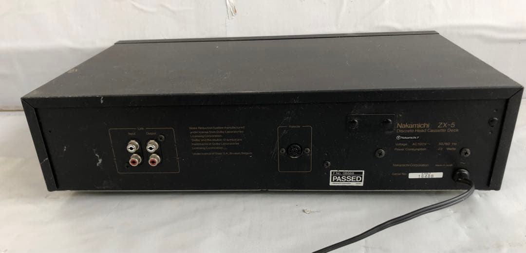 ナカミチ　Nakamichi　zx-5　カセットデッキ(I4)