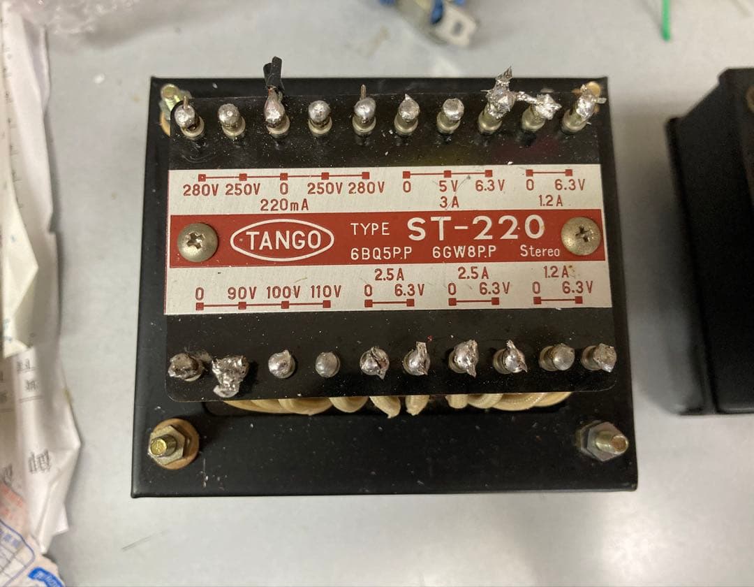 TANGO ST-220 トランス 6BQ5PP/6W8PP