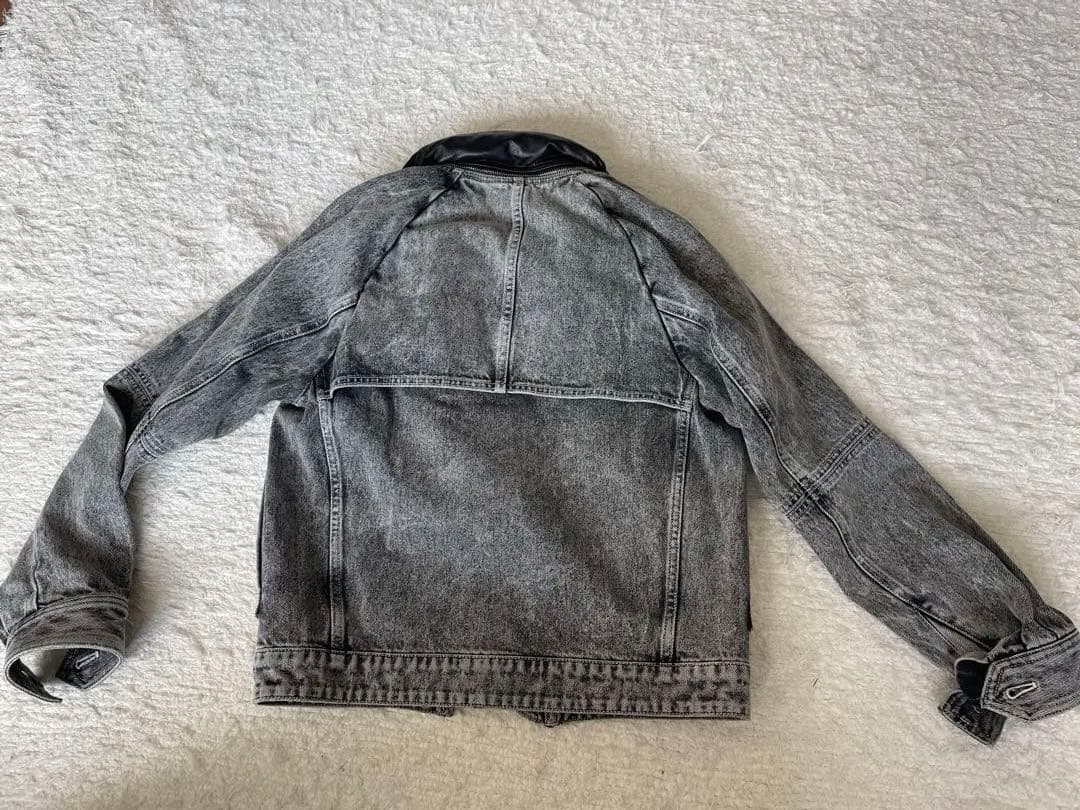 saint laurentサンローラングレー デニムジャケットGジャン