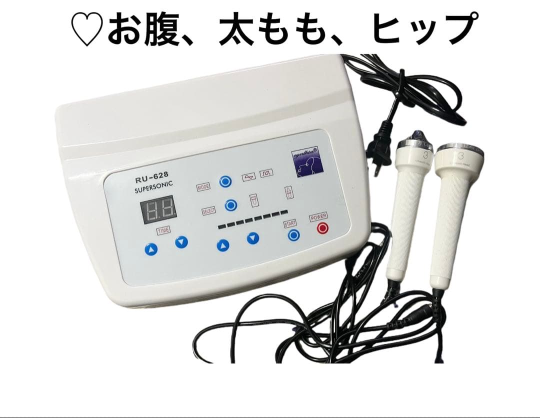 Cavitation RU-628 ダブルヘッド超音波美容器