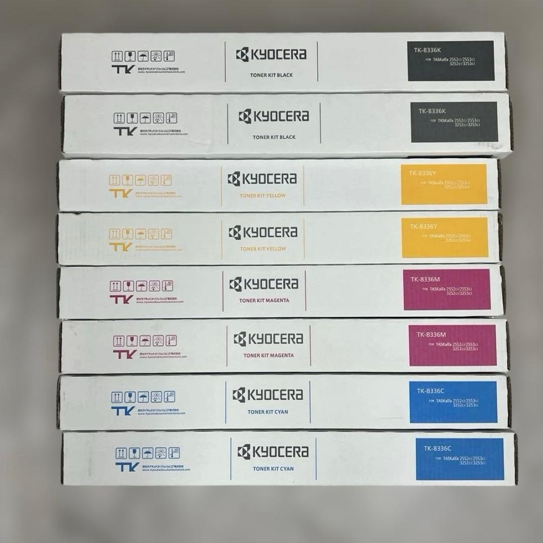 京セラTK-8336（KYMC）純正トナー各2色8本