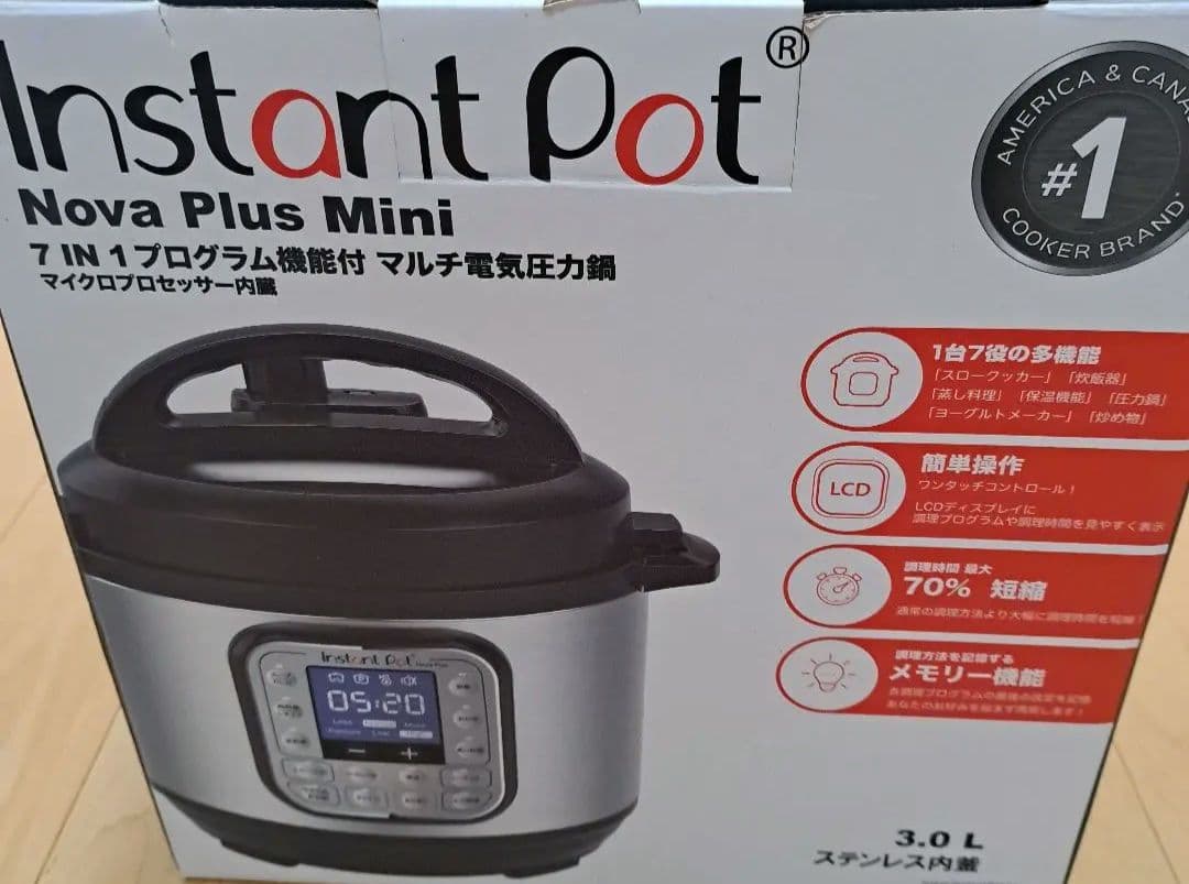 キッチン家電 Instant Pot Nova Plus Mini 3.0L