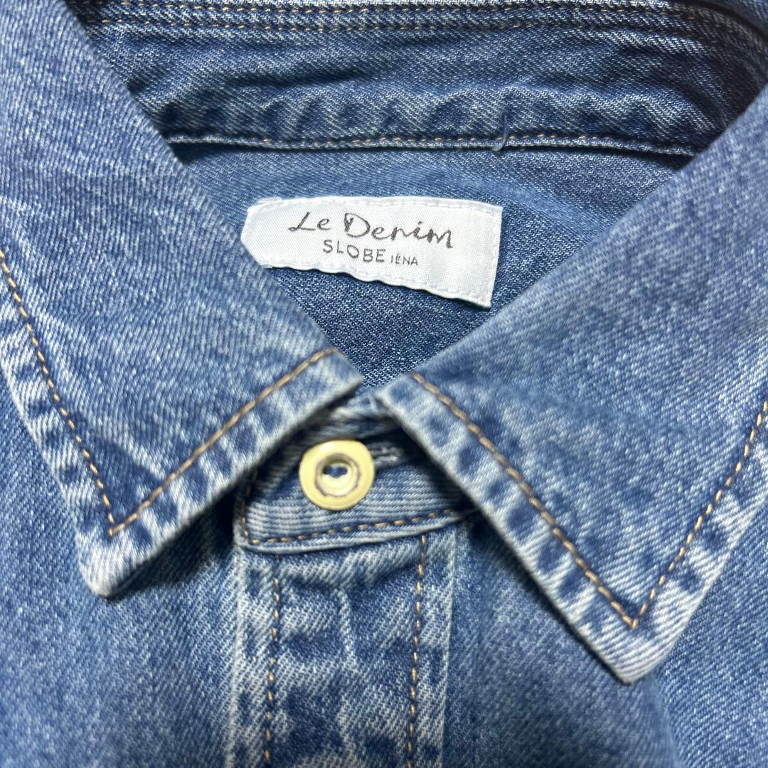 スローブイエナLE DENIM BDUシャツ