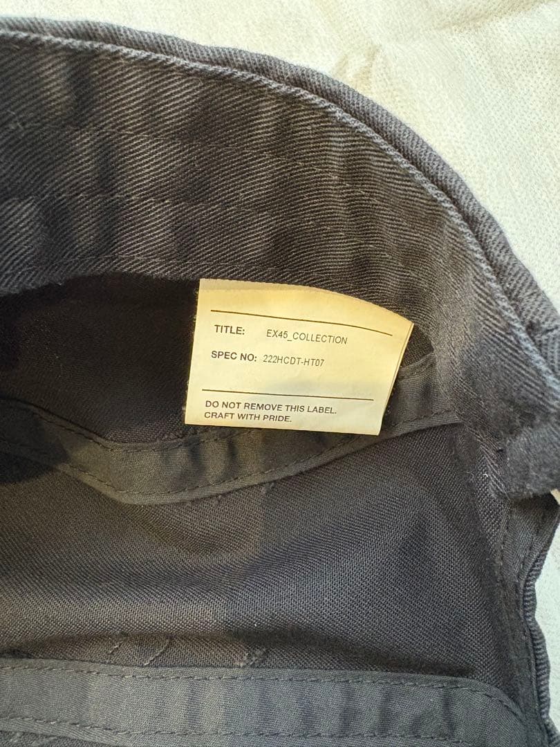 WTAPS EX45_COLLECTION ワークキャップ ブラック