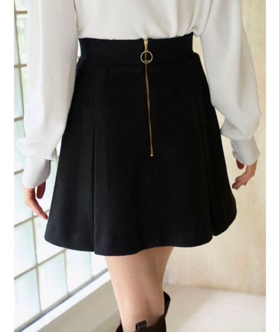 snidel ウエストリブプリーツミニスカートサイズ0（Sサイズ）