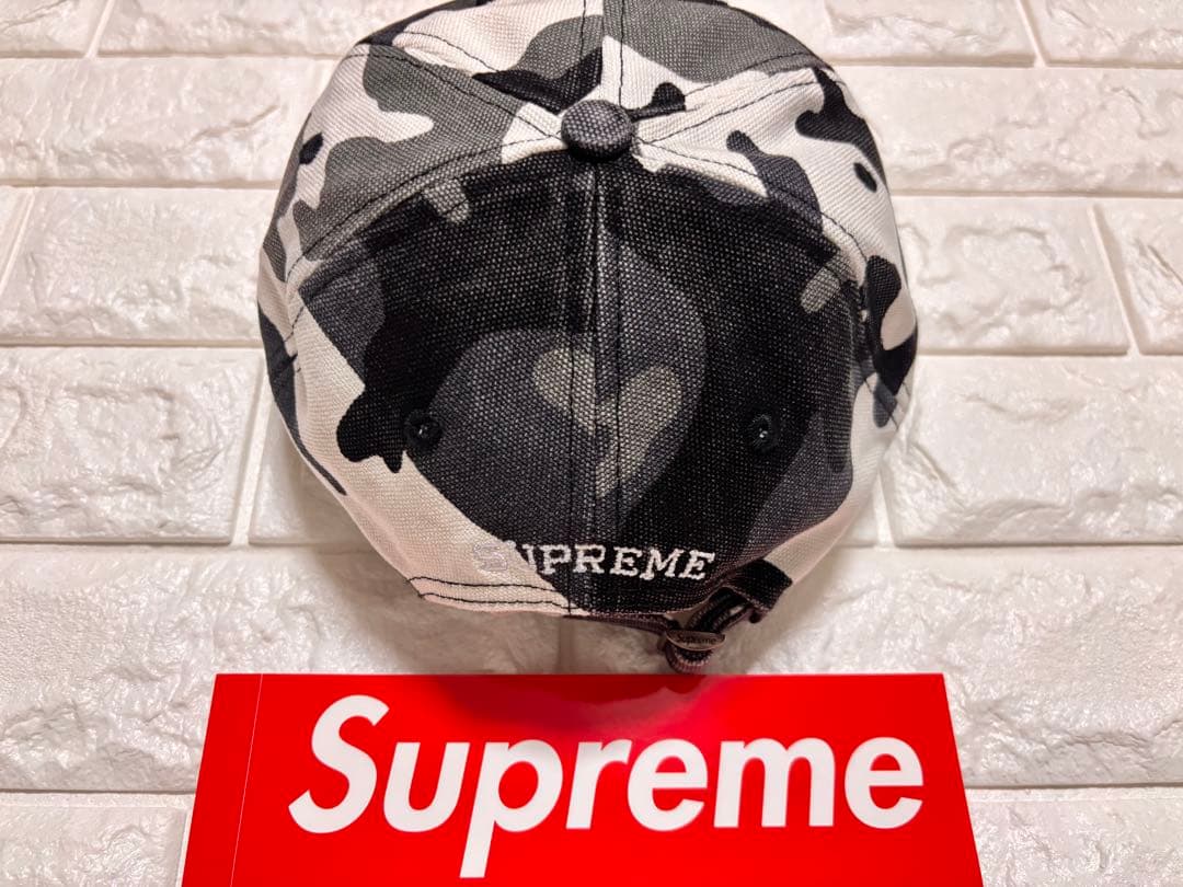 新品 Supreme Pigment Coated Canvas S Logo