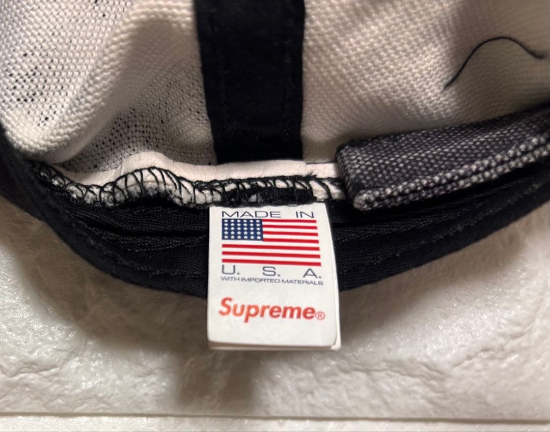 新品 Supreme Pigment Coated Canvas S Logo