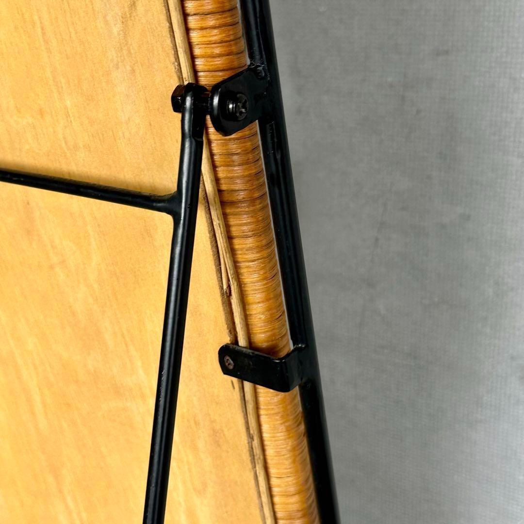 ✿レトロ✿可愛いアイアン装飾 ラタンフレーム 全身鏡 姿見 アンティーク調