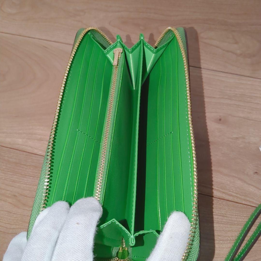 【新品】COACH アウトレット コーチ シグネチャー 長財布 グリーン 贈り物