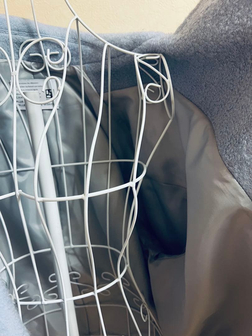 パシオーネ passioneライトブルー ダブルブレストコート38 オススメ♡