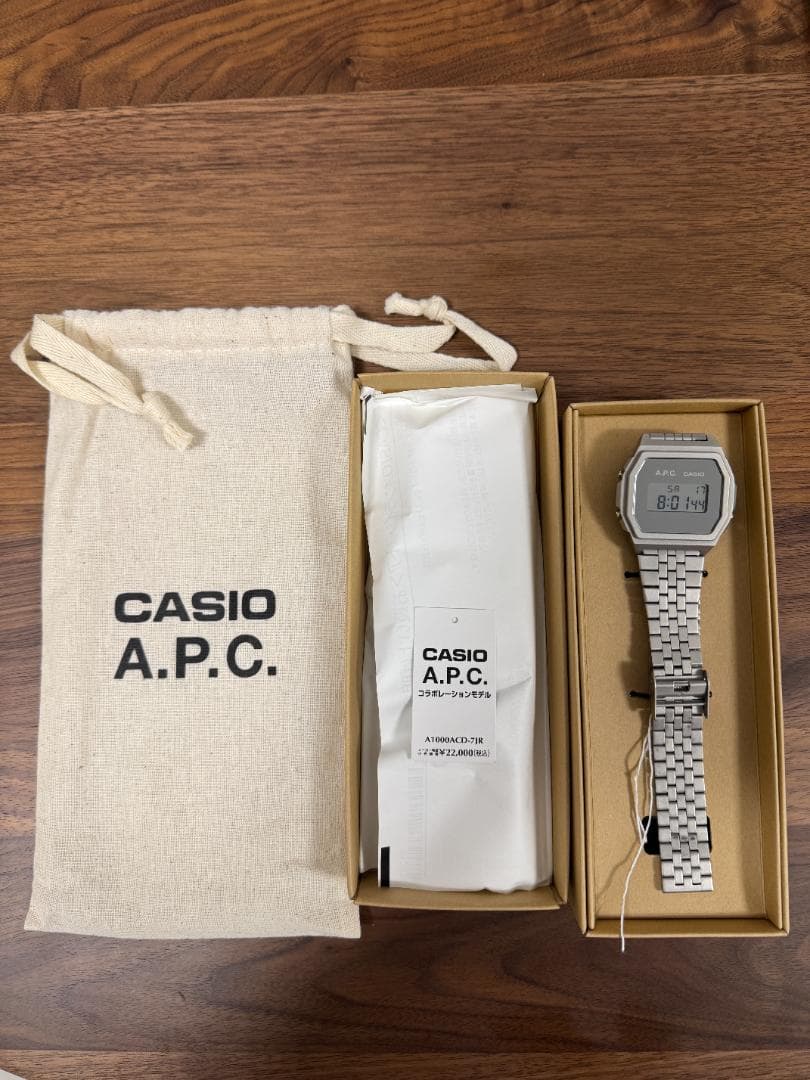 カシオ CASIO A.P.C. デジタル腕時計 A1000ACD-7JR