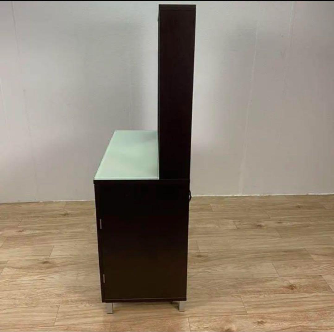 4/25発送まで　ほぼ新品　ニトリ 両袖ドレッサーダークブラウン（※イス別売り）