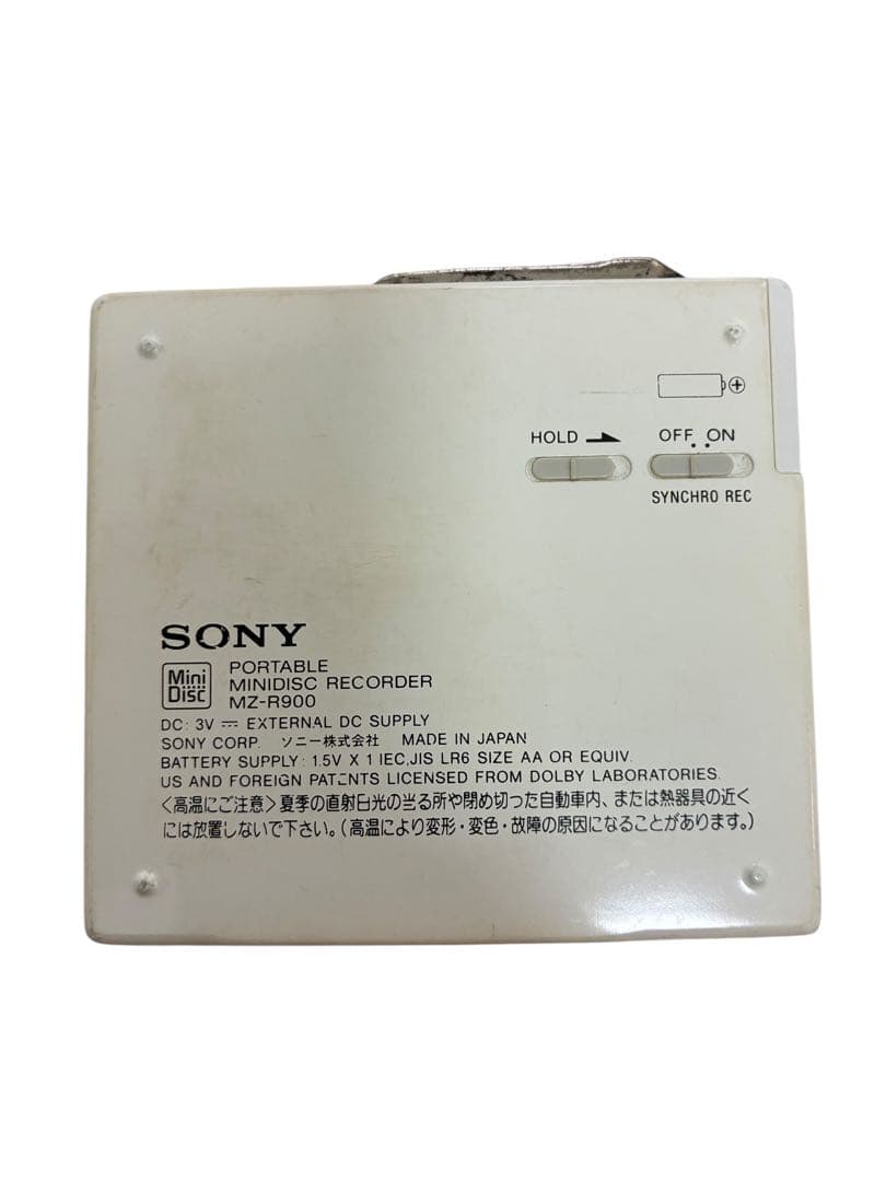 SONY MDレコーダー MZ-R900 動作品
