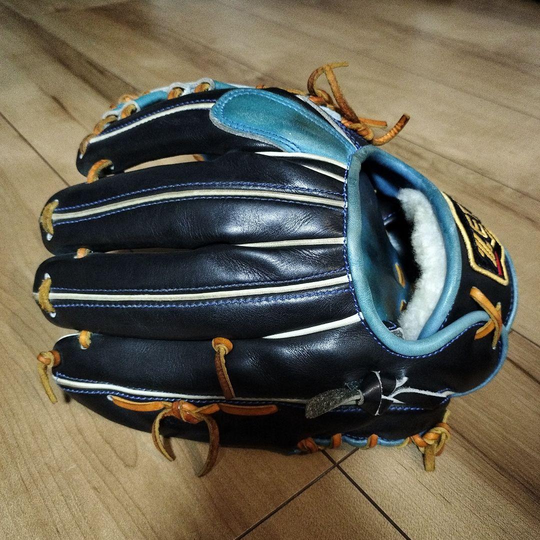 ＺＥTＴ 軟式グローブ 黒/青