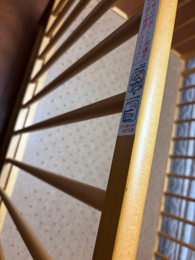 最終値下】石崎家具 スリーピー ツースライドベッド 木製ベビーベッド120x70