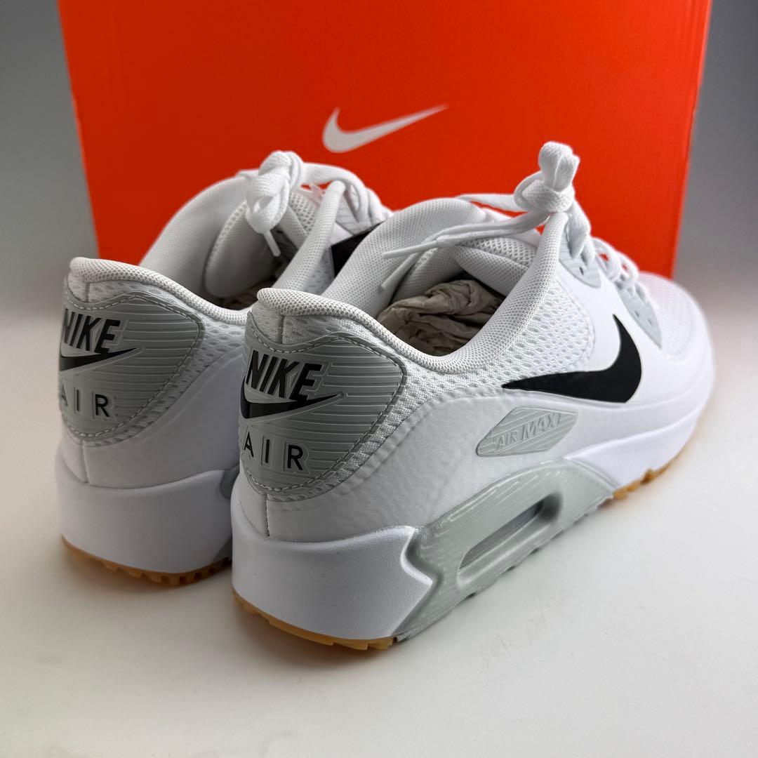 29cm ナイキ エアマックス90 G \"ホワイト/ブラック\" ゴルフシューズ