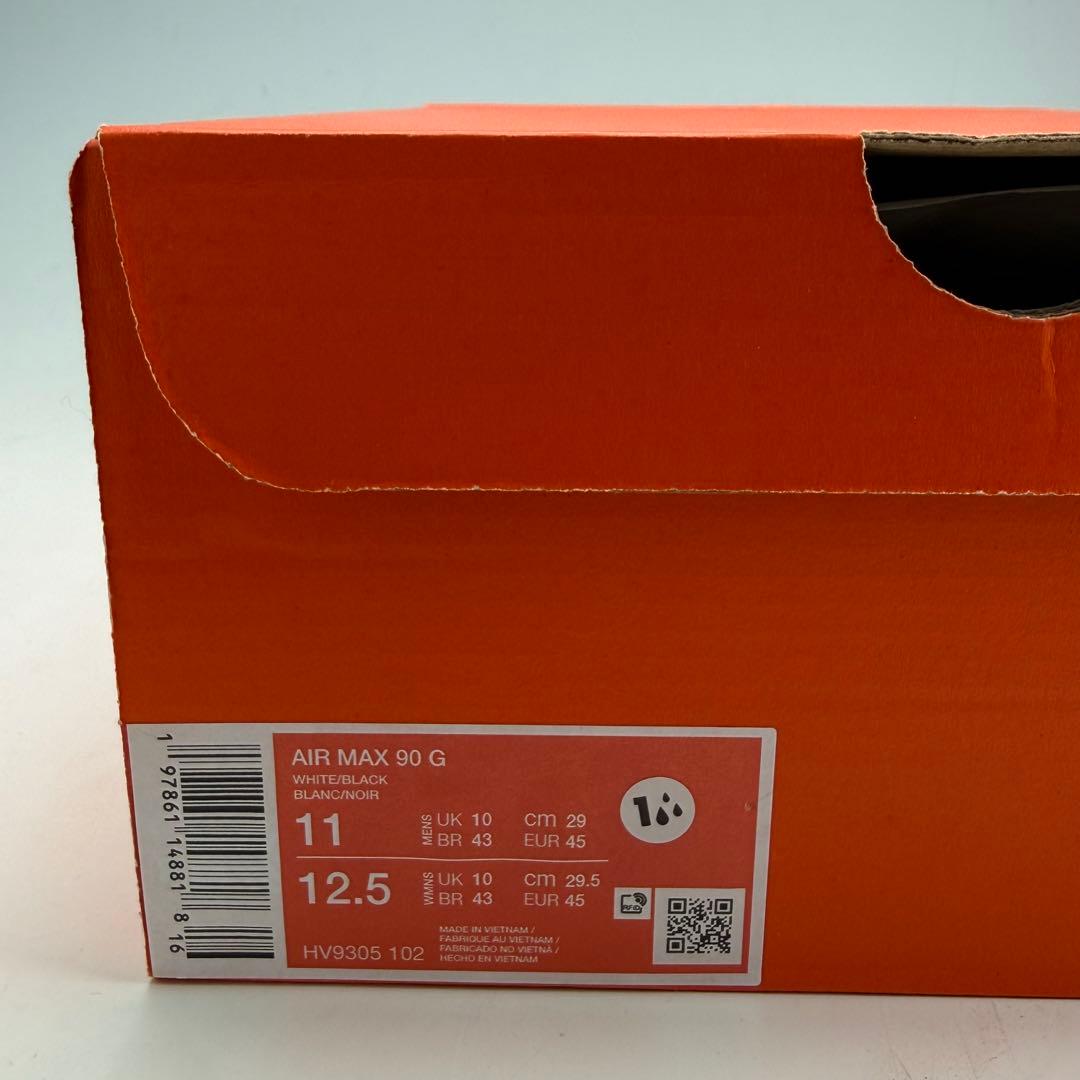29cm ナイキ エアマックス90 G \"ホワイト/ブラック\" ゴルフシューズ