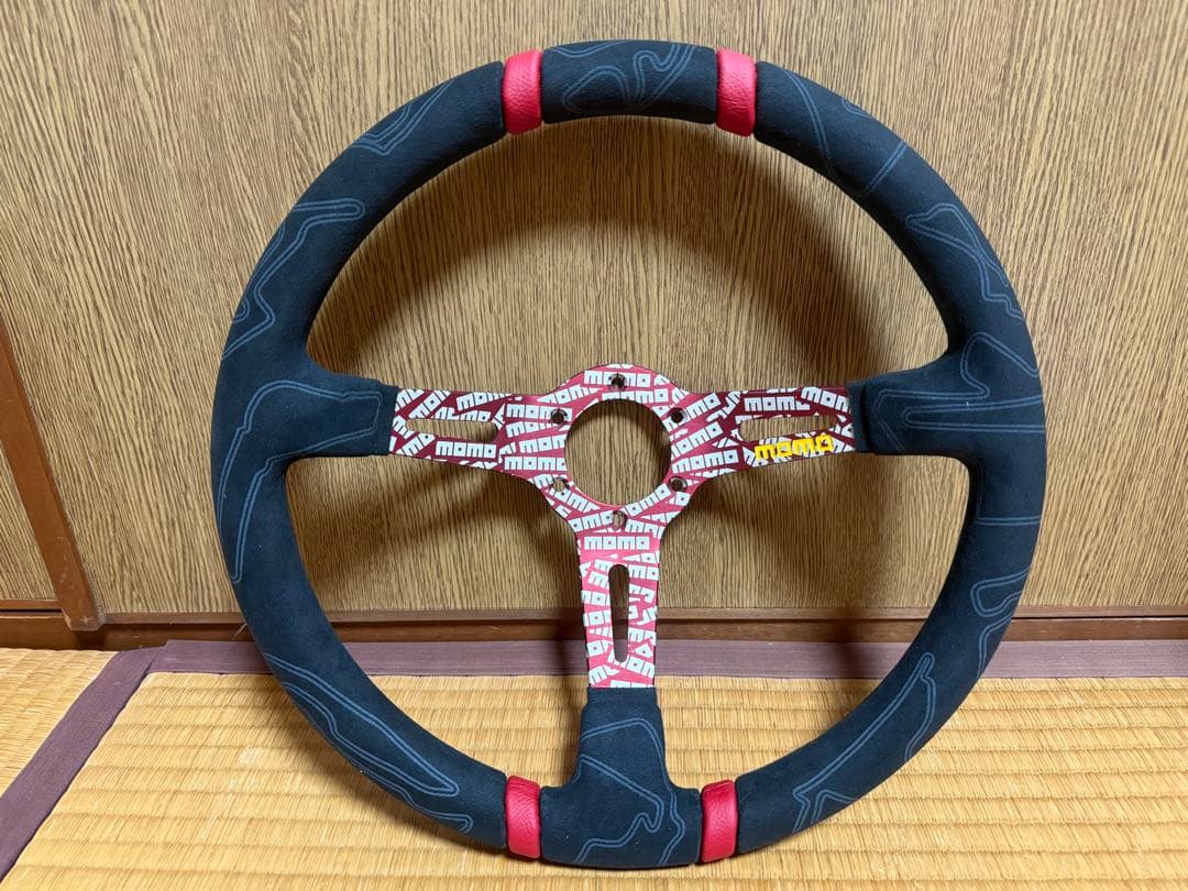 あ*む様 【新品】momo ステアリング・シフトノブセット