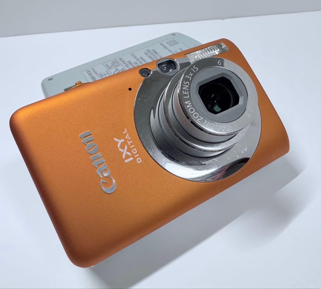 Canon IXY DIGITAL 110 IS コンパクトデジカメ オレンジ