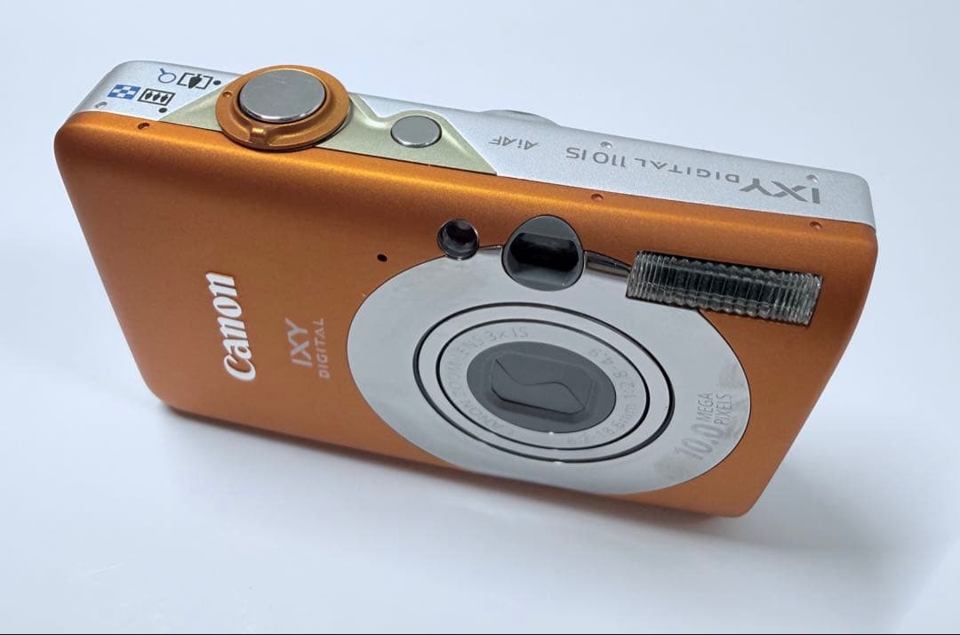 Canon IXY DIGITAL 110 IS コンパクトデジカメ オレンジ