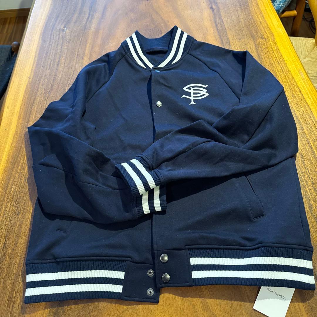 SOPH NET ネイビー スタジャン