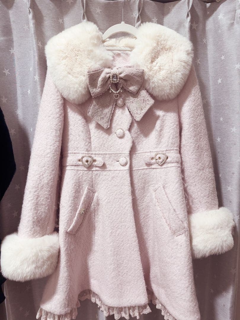 ♡ LIZLISA Aラインコート ピンク ♡