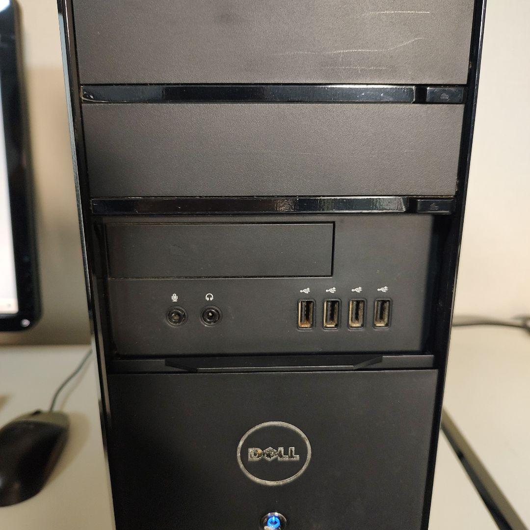 完動 Dell PC Core i5 & 24型モニター無線マウス付！