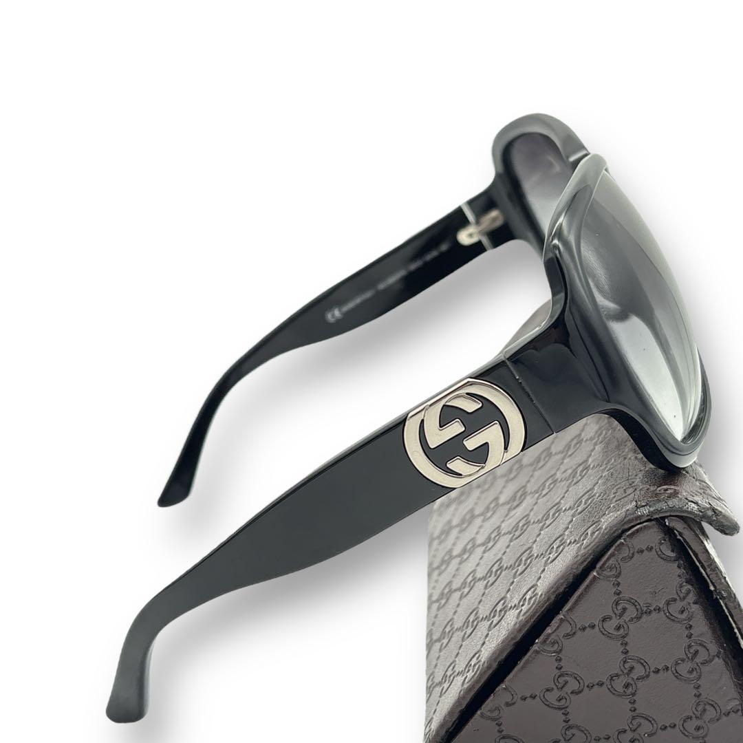 GUCCI sunglasses vintage GG BLACK サングラス
