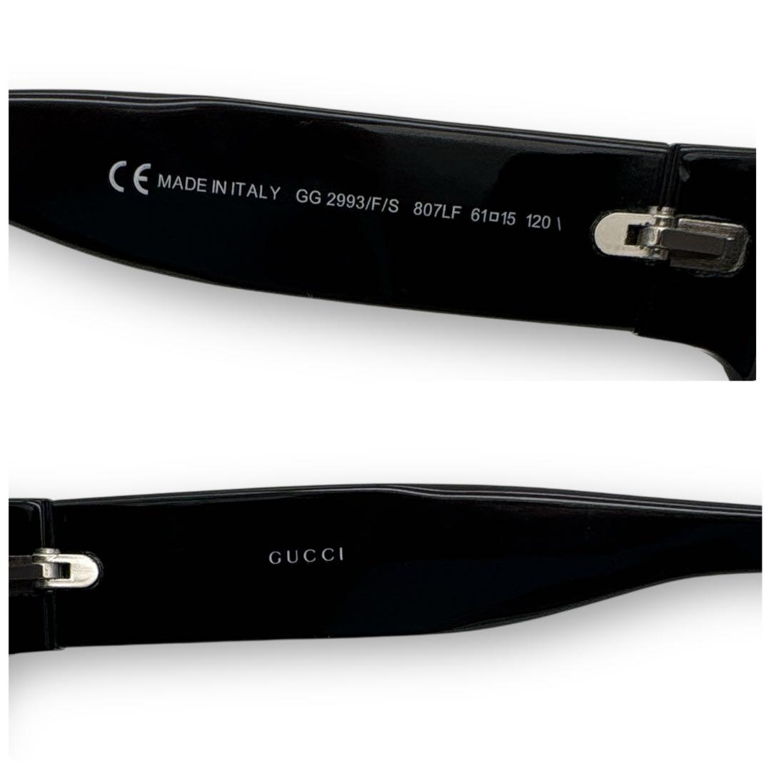 GUCCI sunglasses vintage GG BLACK サングラス