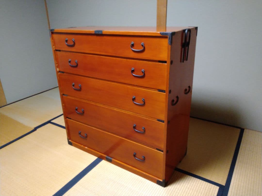 m*o様 【稀少品】 飛騨高山 春慶塗 高級 和箪笥 チェスト 昭和レトロ アン