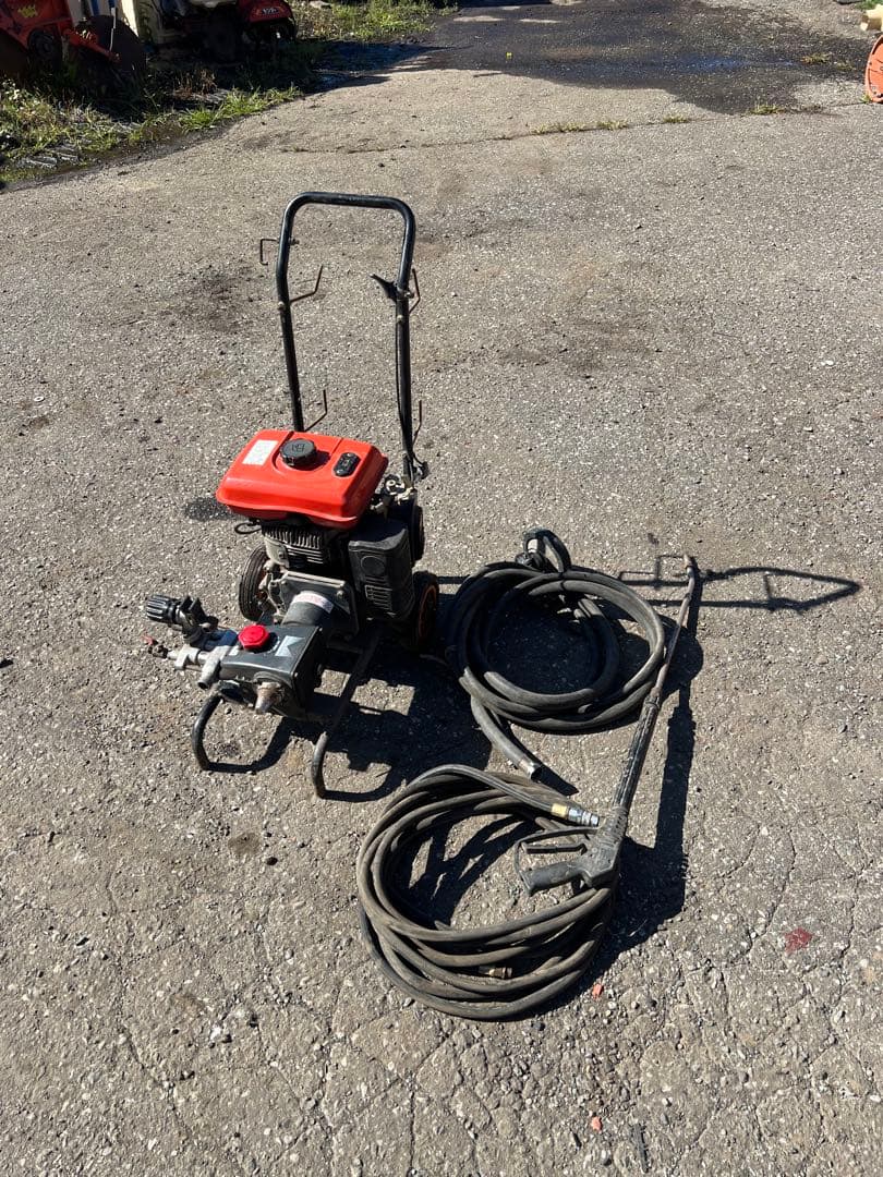 高圧洗浄機セット　動力噴霧機　 丸山　型式MS2502 ガソリンエンジン三菱