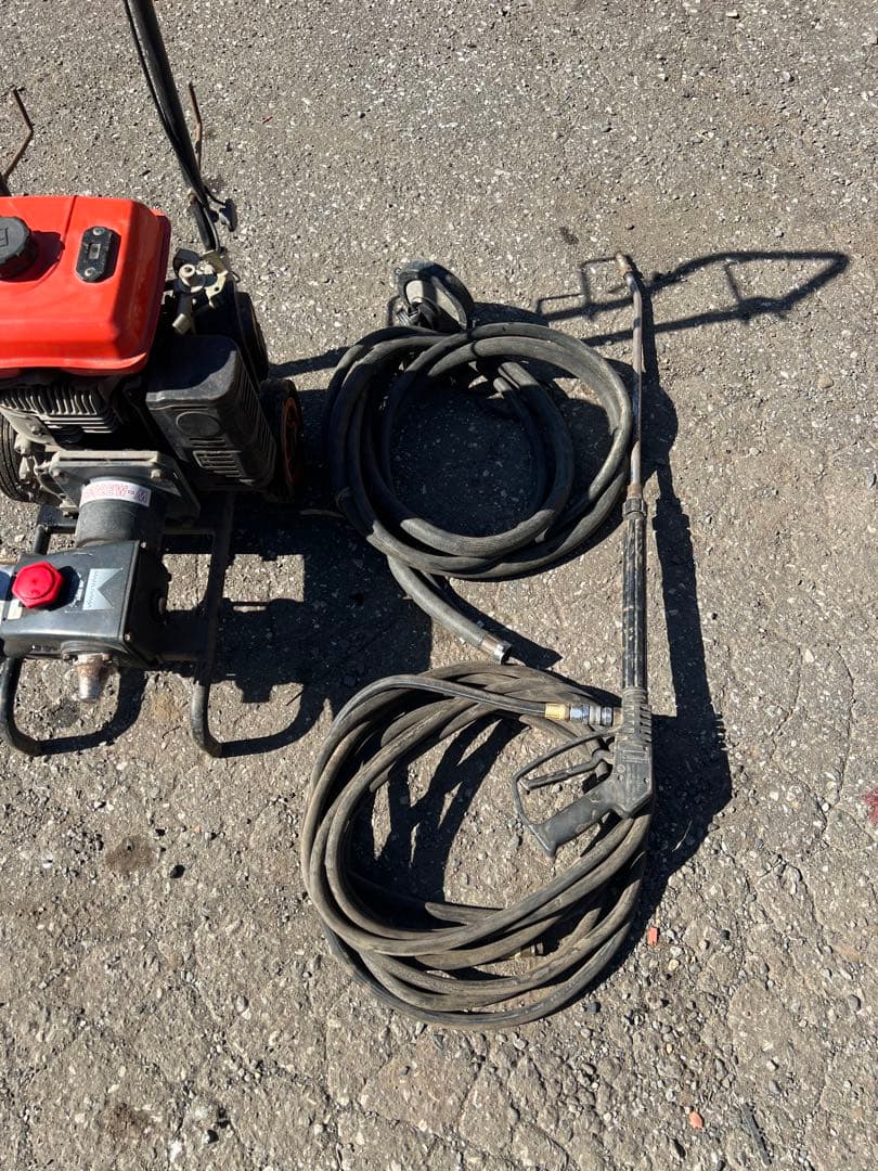 高圧洗浄機セット　動力噴霧機　 丸山　型式MS2502 ガソリンエンジン三菱