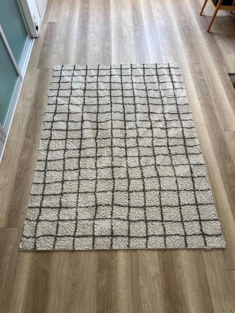 ジャーナルスタンダードファニチャー　 グリッド ラグ 140x200