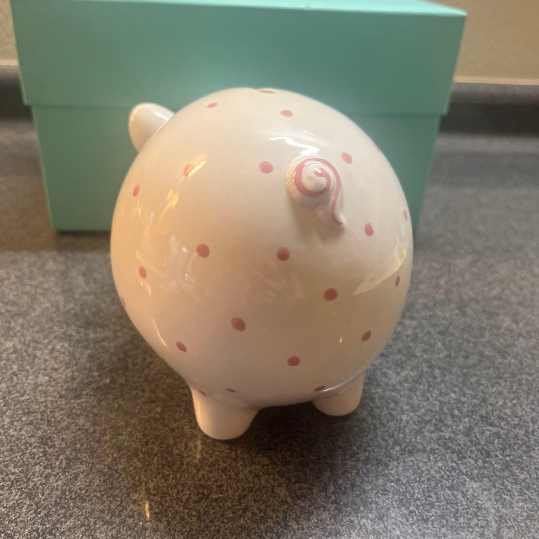 Tiffany & Co. ティファニー 陶器製ブタ型貯金箱